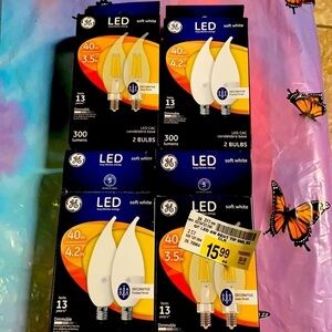 LED Soft White Candelabra Light Bulb Bundle